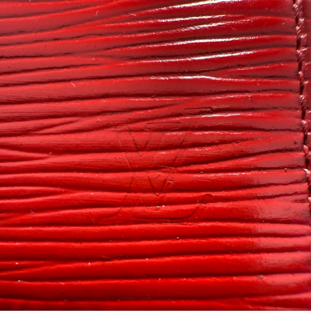 Louis Vuitton EPI Leather Double Snap Wallet in Red EUC - Picture 3 of 12
